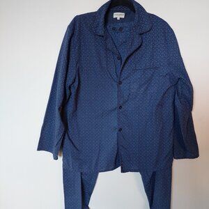 Hutson Harbour Men's 2-piece Easycare Patterned Summer Pajama Set  Size M